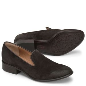 New Women's Sofft Severn SF0021000 Dark Brown Suede Leather Loafer Size 6.5